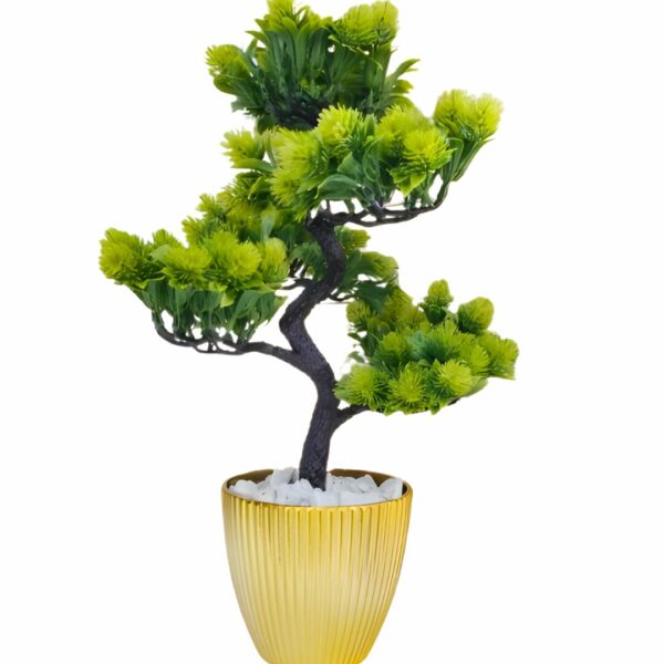 plante artificielle en bonsai avec pot